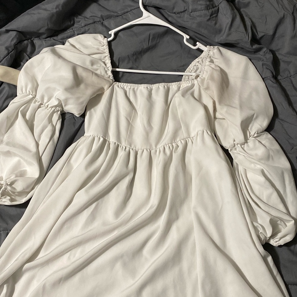 White short dress